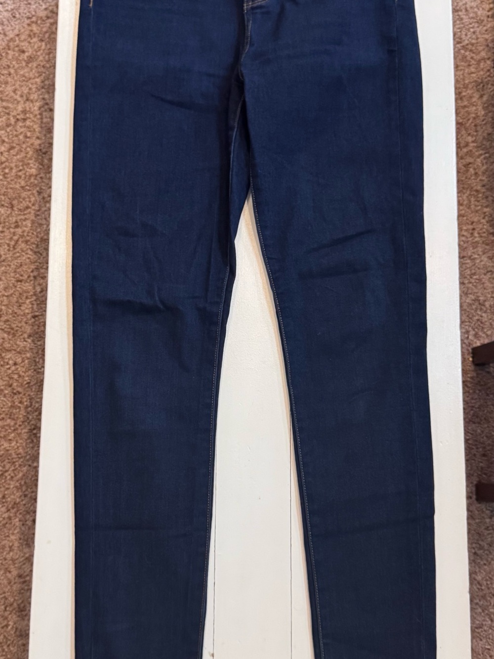 Women's High-Rise Skinny Jeans in Deep Blue